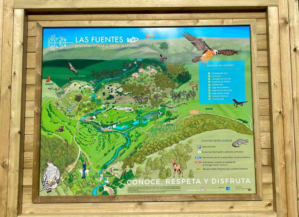 Mapa de finca Las Fuentes